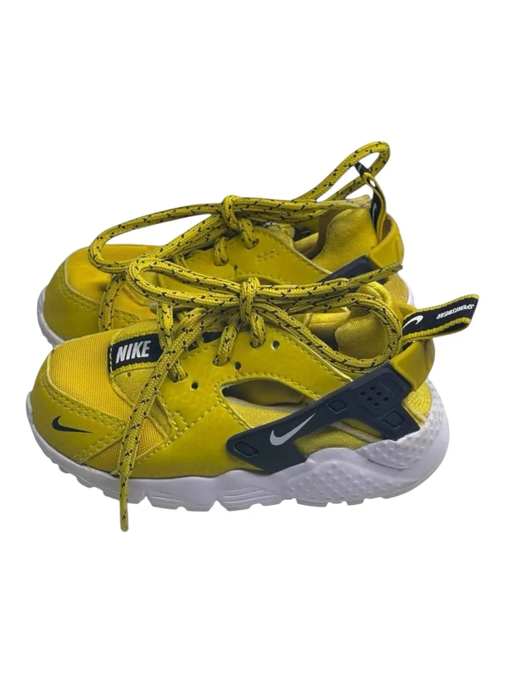 Nike ✔︎ Huarache Run SE TD Baby Walker Girl Boy Sneakers ✔︎ Bright Citron ✔︎ 6C